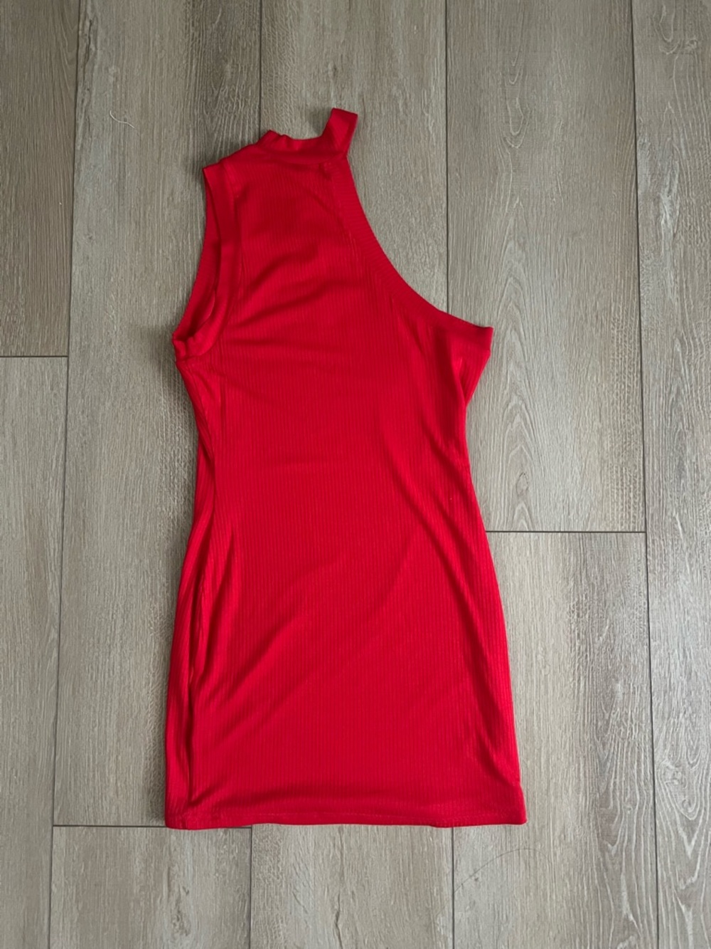NWT Superdown from Revolve Charlotte Red One-Shoulder Mini Dress Sz M - Picture 6 of 6